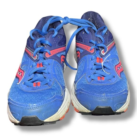 Saucony Cohesion 10 Blue Coral Athletic Running Shoe Women's Size 7 (S15333-2) - Picture 1 of 14